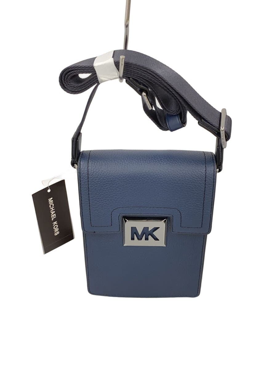 MICHAEL KORS Shoulder Bag Leather NVY Solid