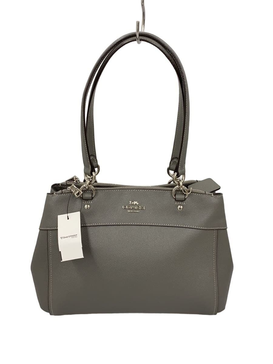 COACH Brooke Carry All Leather GRY Solid