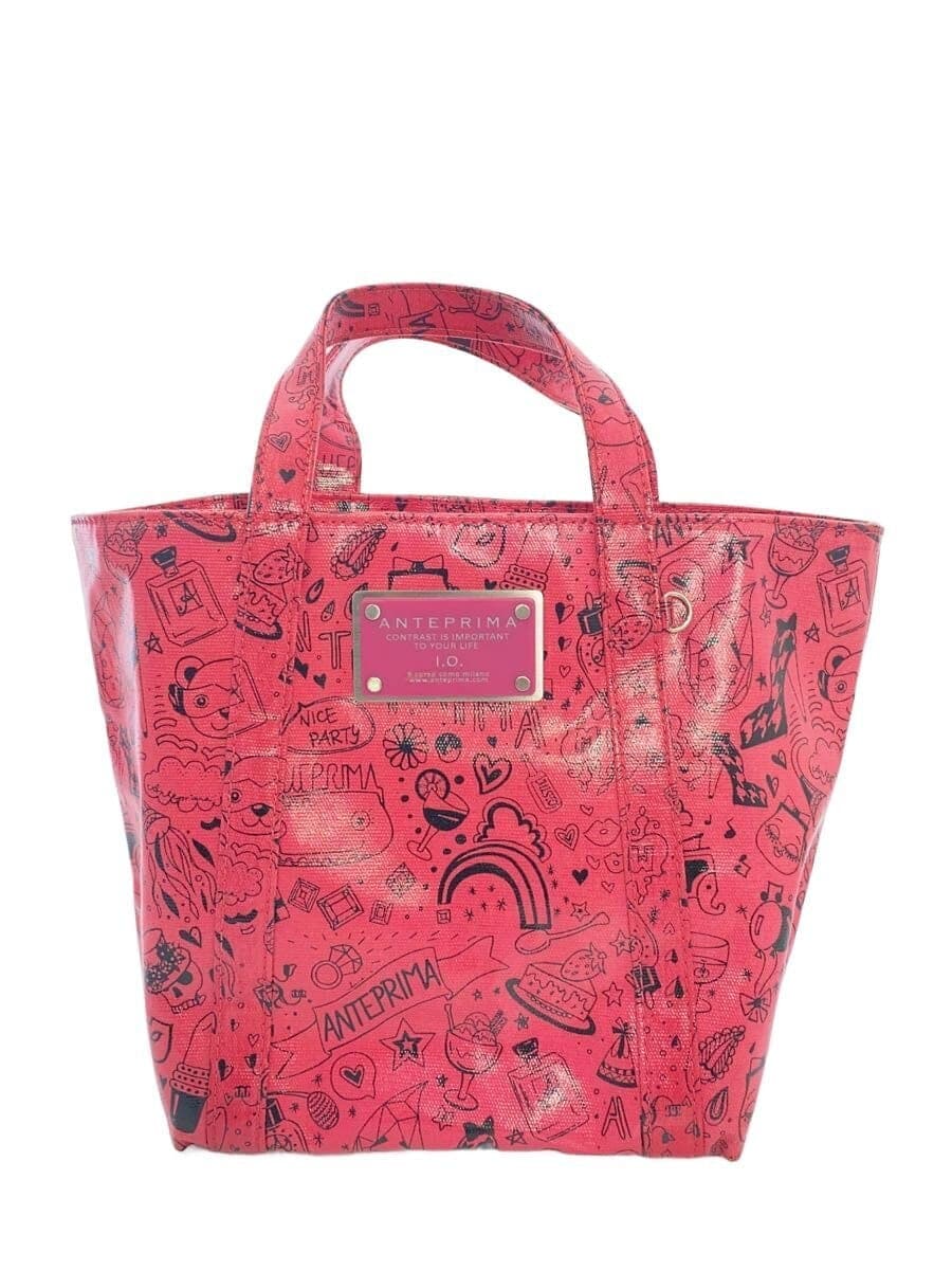 ANTEPRIMA Handbag Patent Leather PNK All Over Pattern