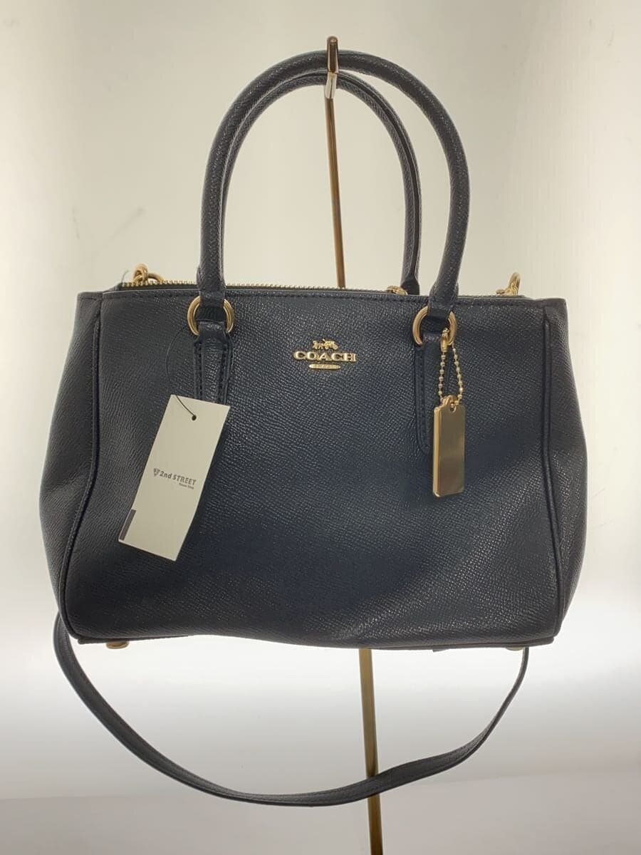 COACH Shoulder Bag Leather NVY Solid E1947-F44962
