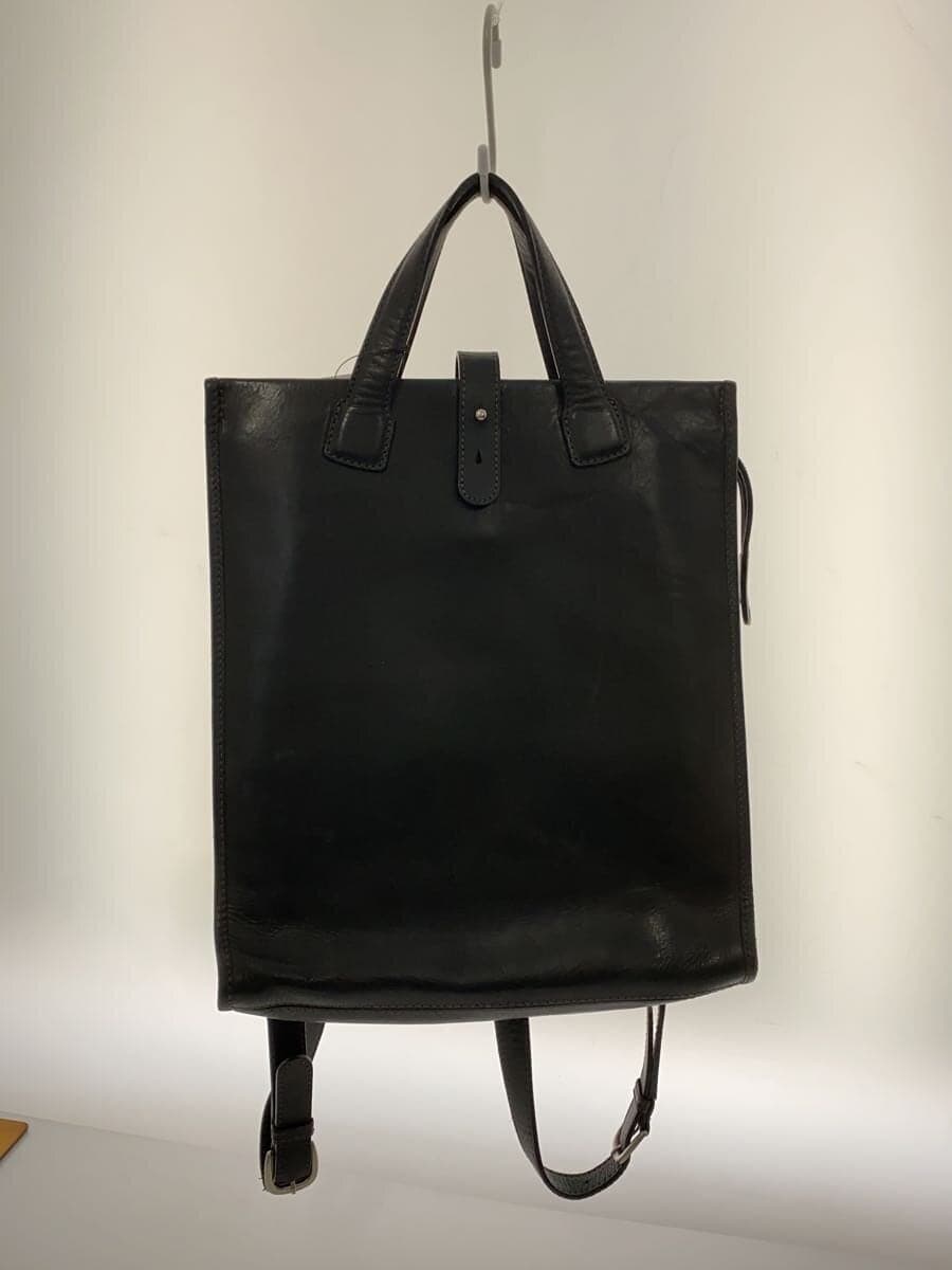 INDEED Backpack Leather BLK Solid