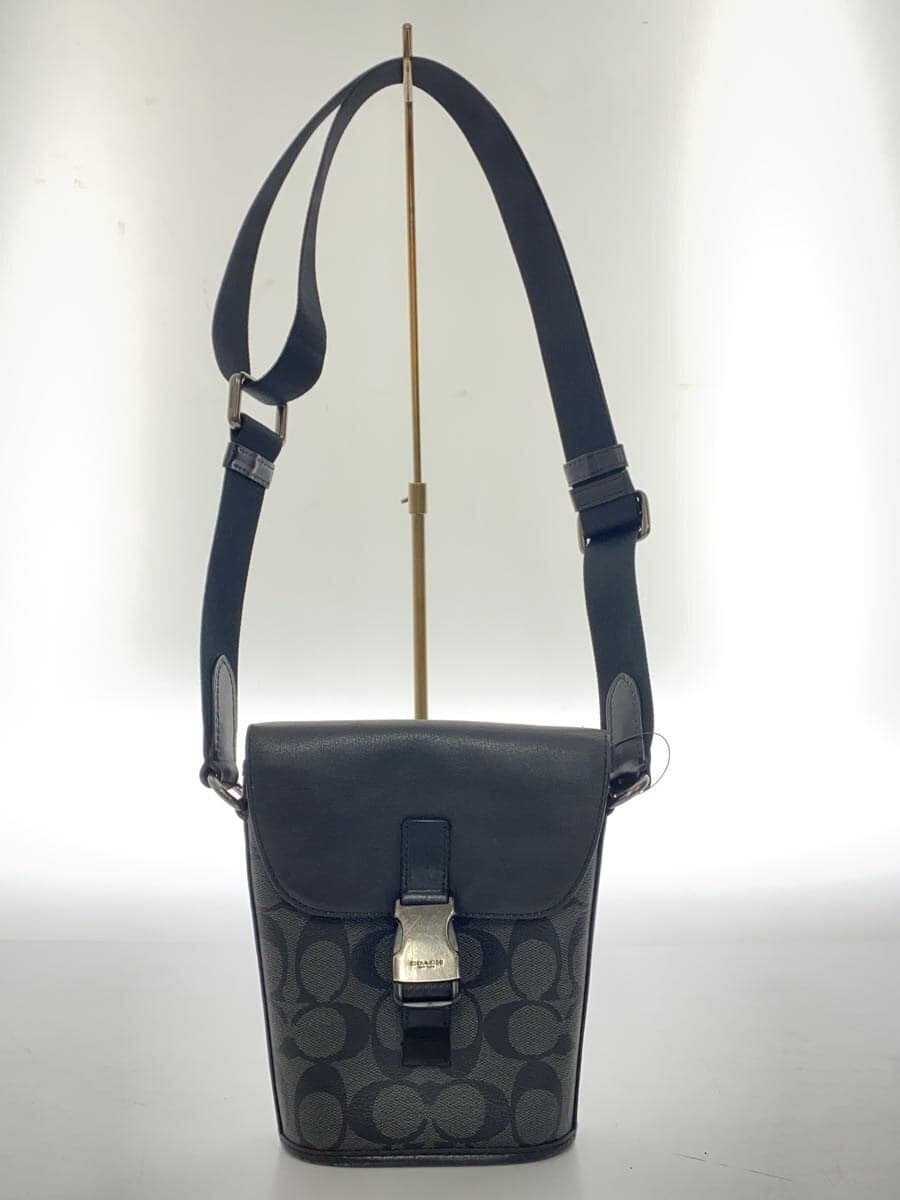 COACH Shoulder Bag Leather BLK C3134