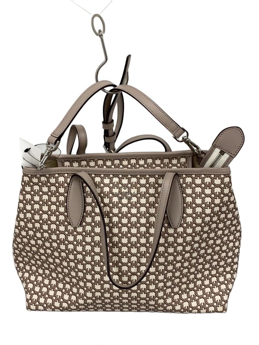 kate spade new york Shoulder Bag Leather Multicolor Monogram