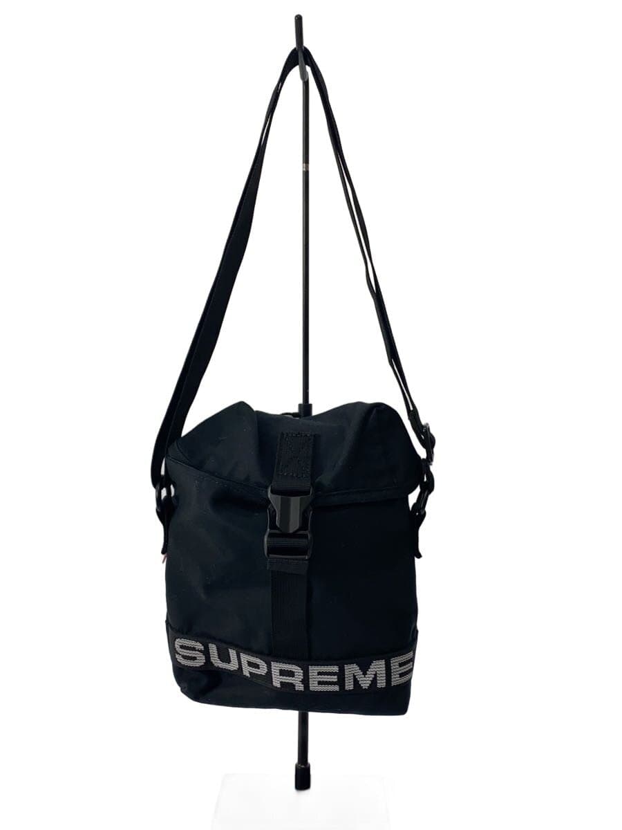 Supreme Shoulder Bag Polyester Black Solid