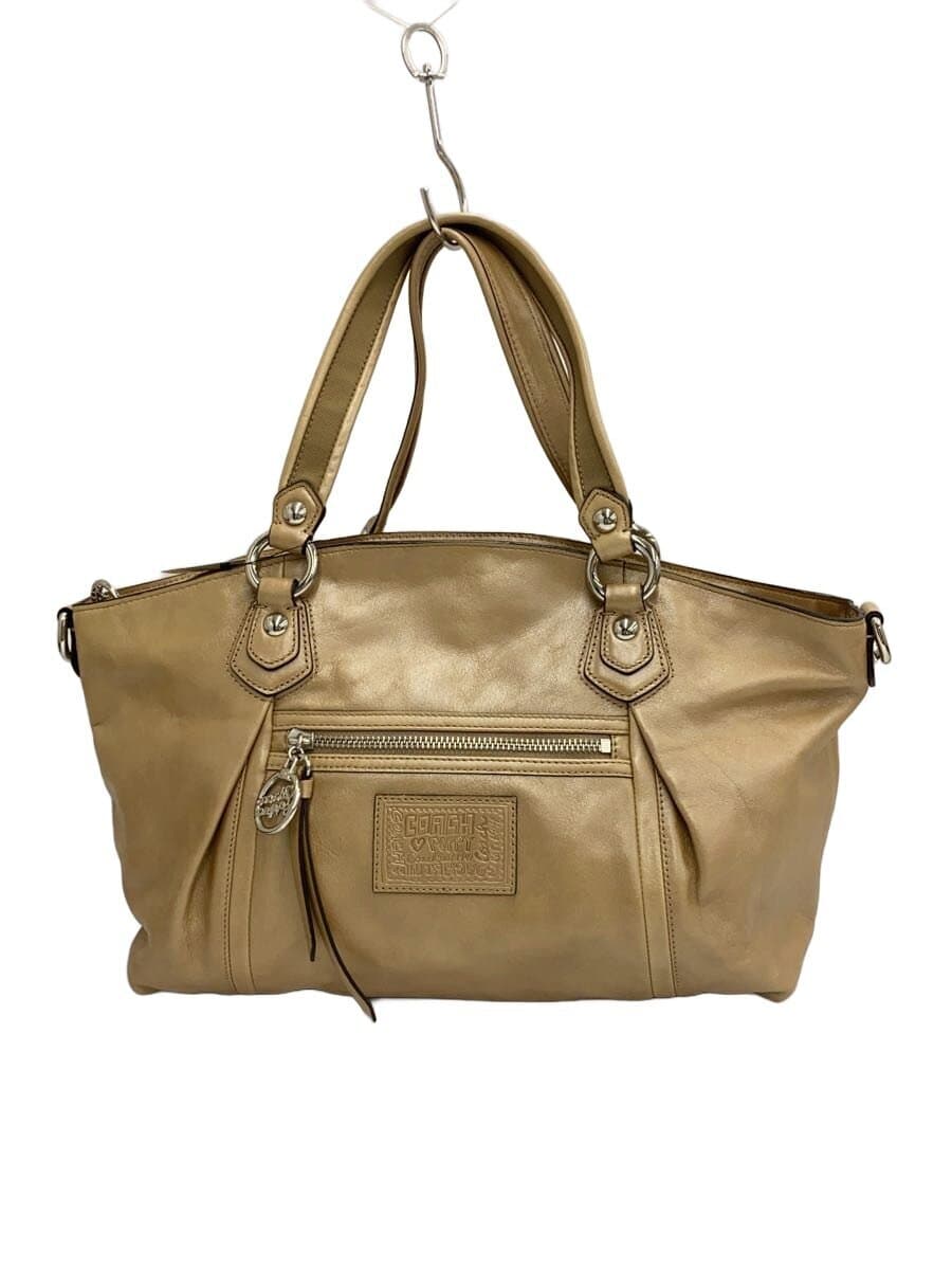 COACH Leather Rocker _Poppy _Camel CML Solid