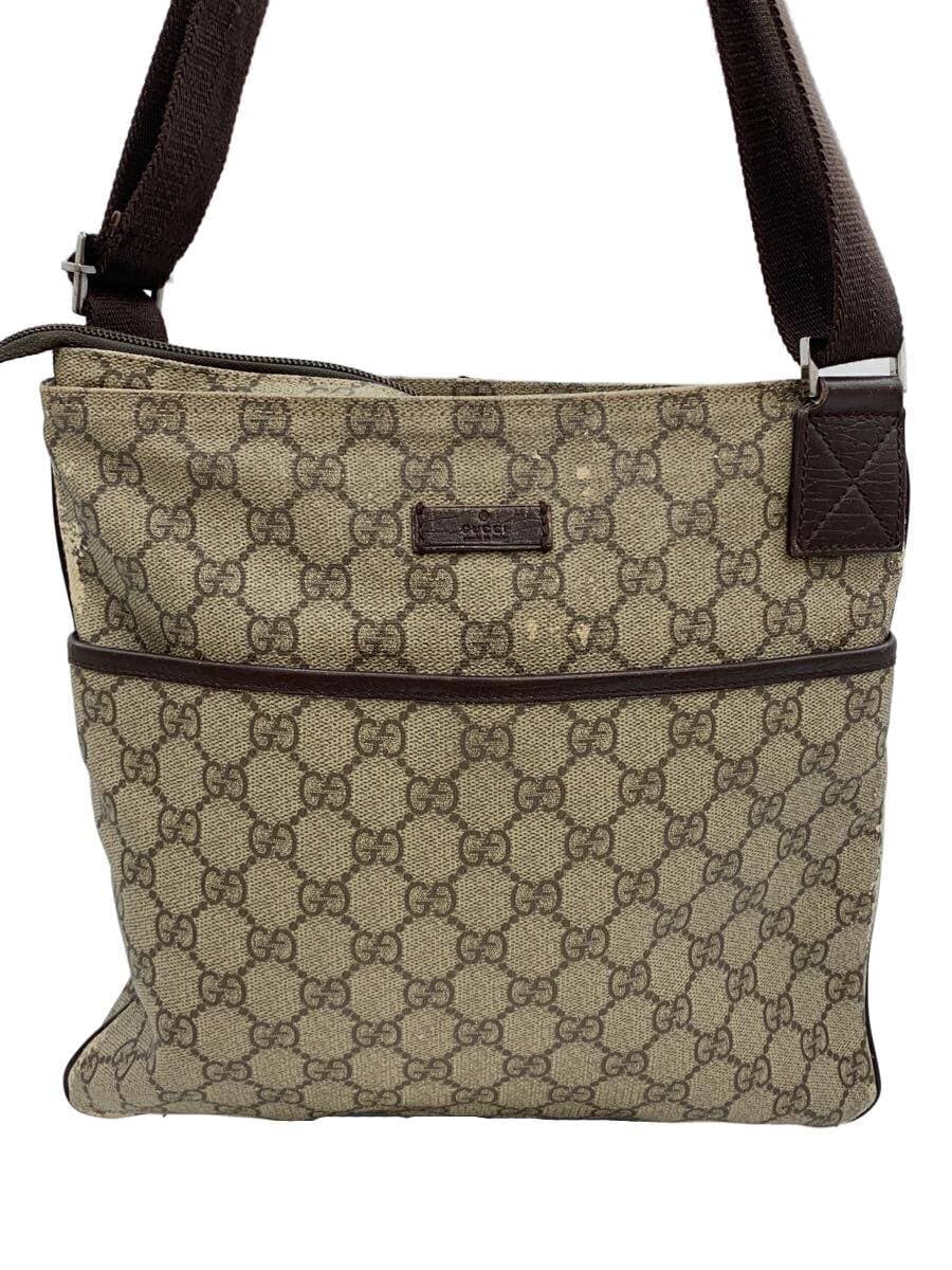 GUCCI Shoulder Bag_GG Plus PVC BRW 141626