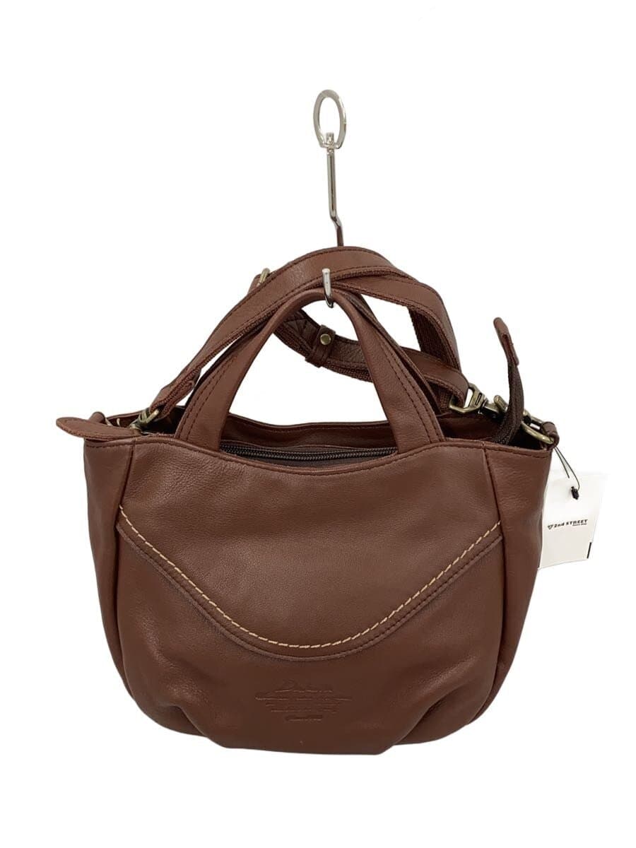 DAKOTA2-Way Shoulder Bag Leather BRW Solid 1541661