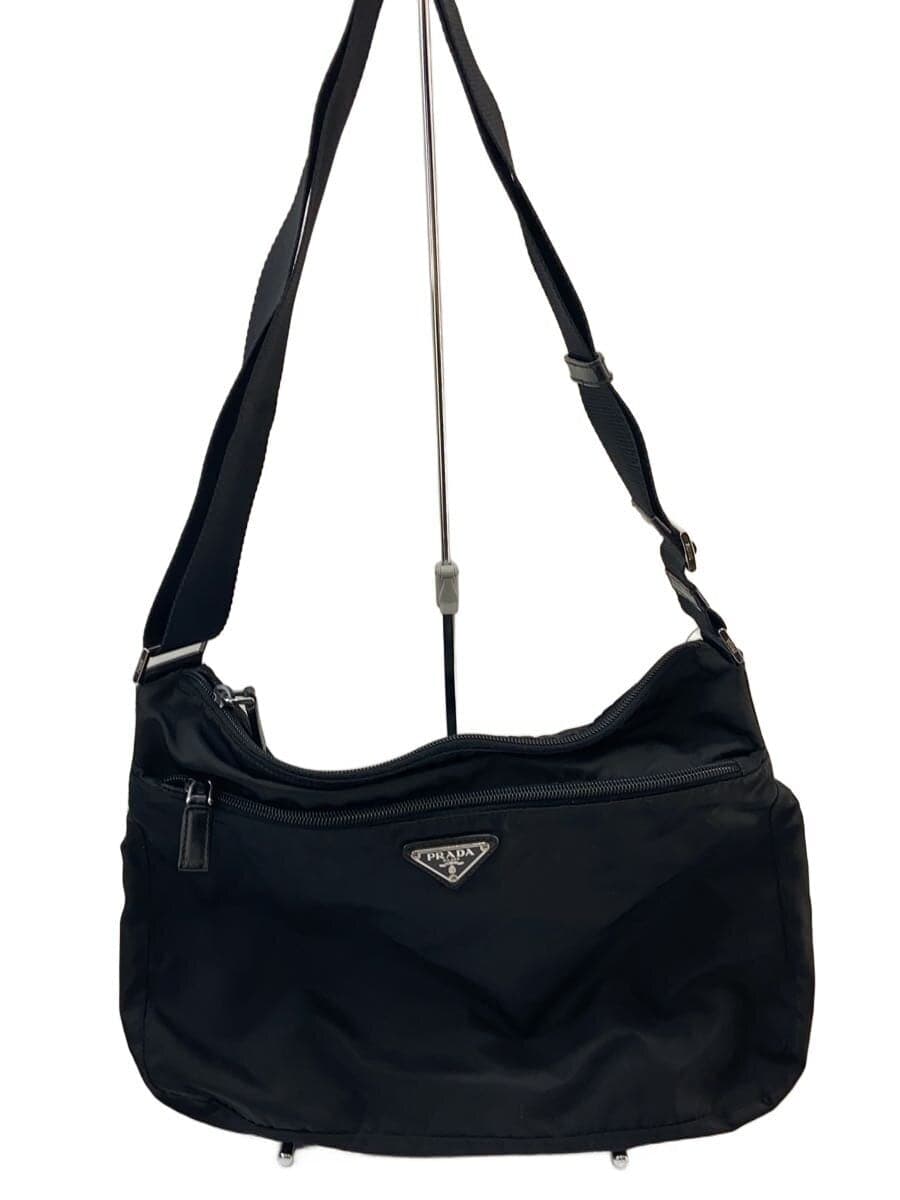PRADA Shoulder Bag Nylon BLK