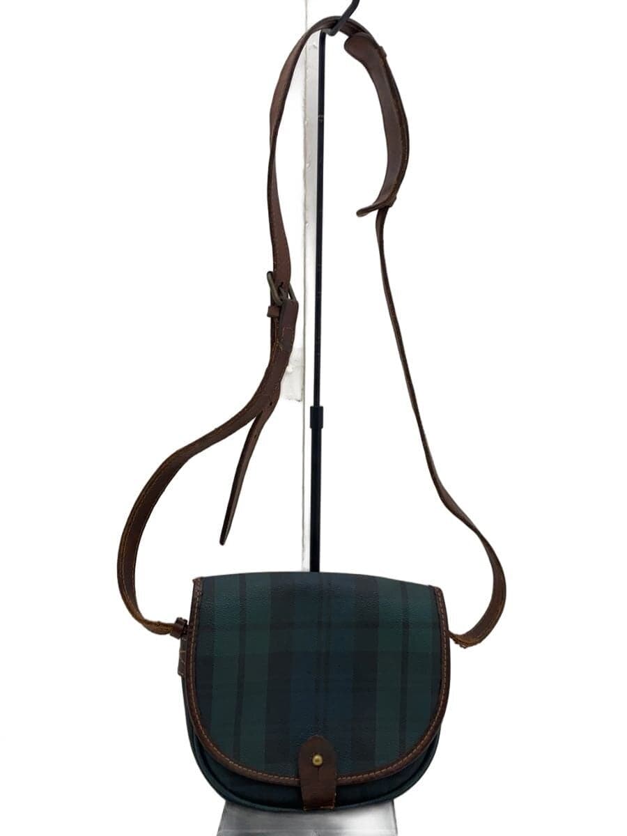 POLO RALPH LAUREN Shoulder Bag PVC GRN Check