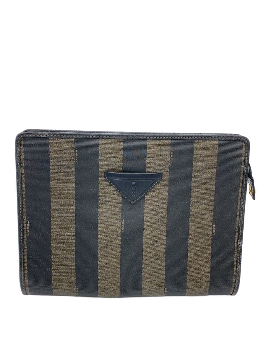 FENDI Clutch Bag Leather