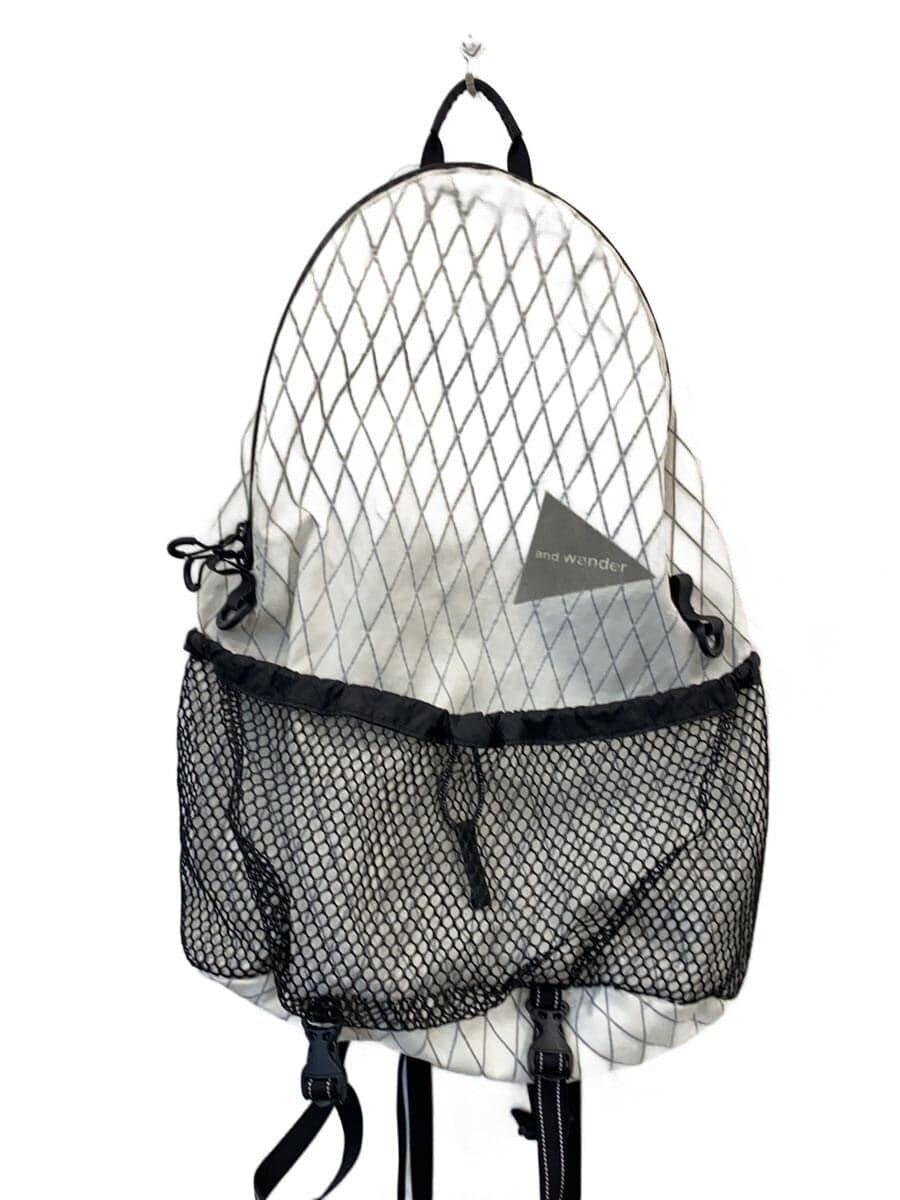 and wander ECOPACK 20L Backpack Nylon WHT