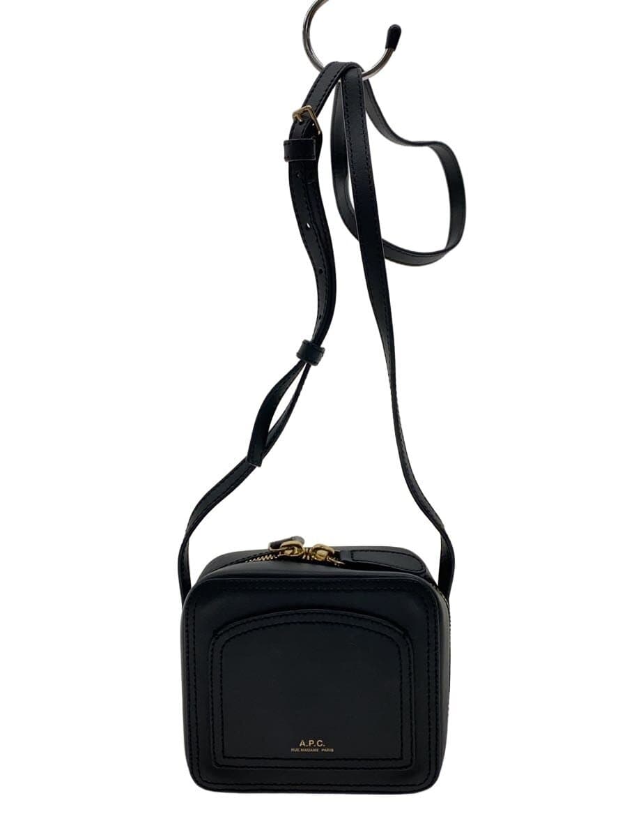 A.P.C. Shoulder Bag Leather BLK