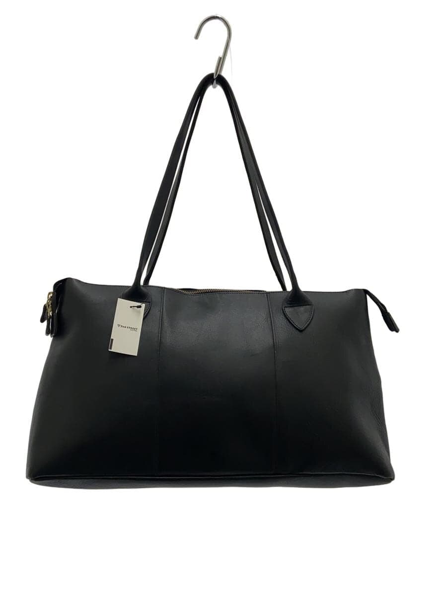 TIDEWAY Tote Bag Leather BLK