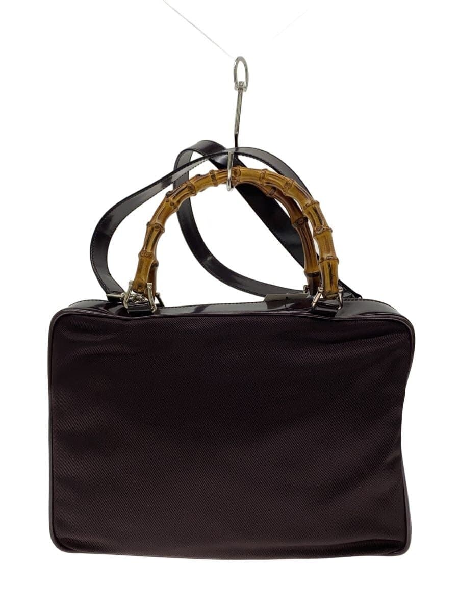 GUCCI handbag nylon BRD solid color