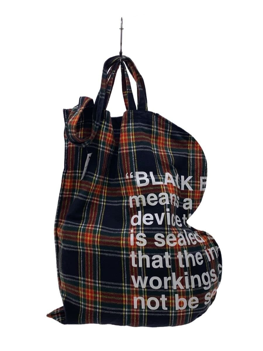A MACHINE tote bag -- multicolor check