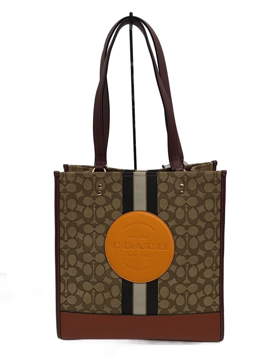 COACH Tote Bag_Signature Canvas BRW