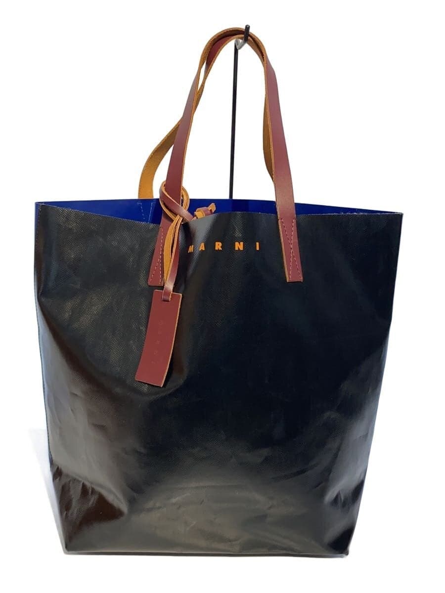 MARNI Tote Bag Polyester BLU SHMQ0000A3
