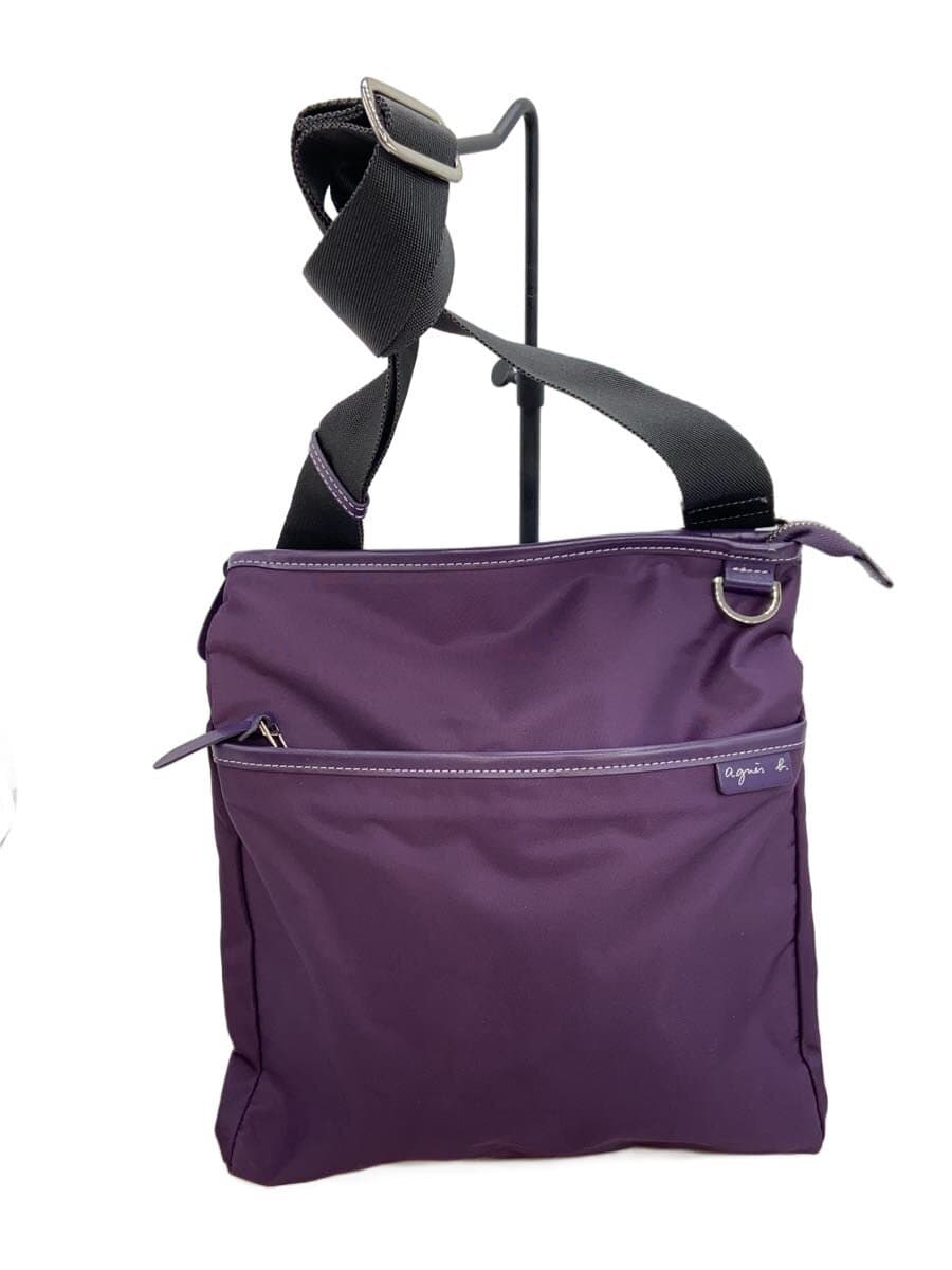 agnes b VOYAGE Shoulder Bag Nylon PUP SNR-13