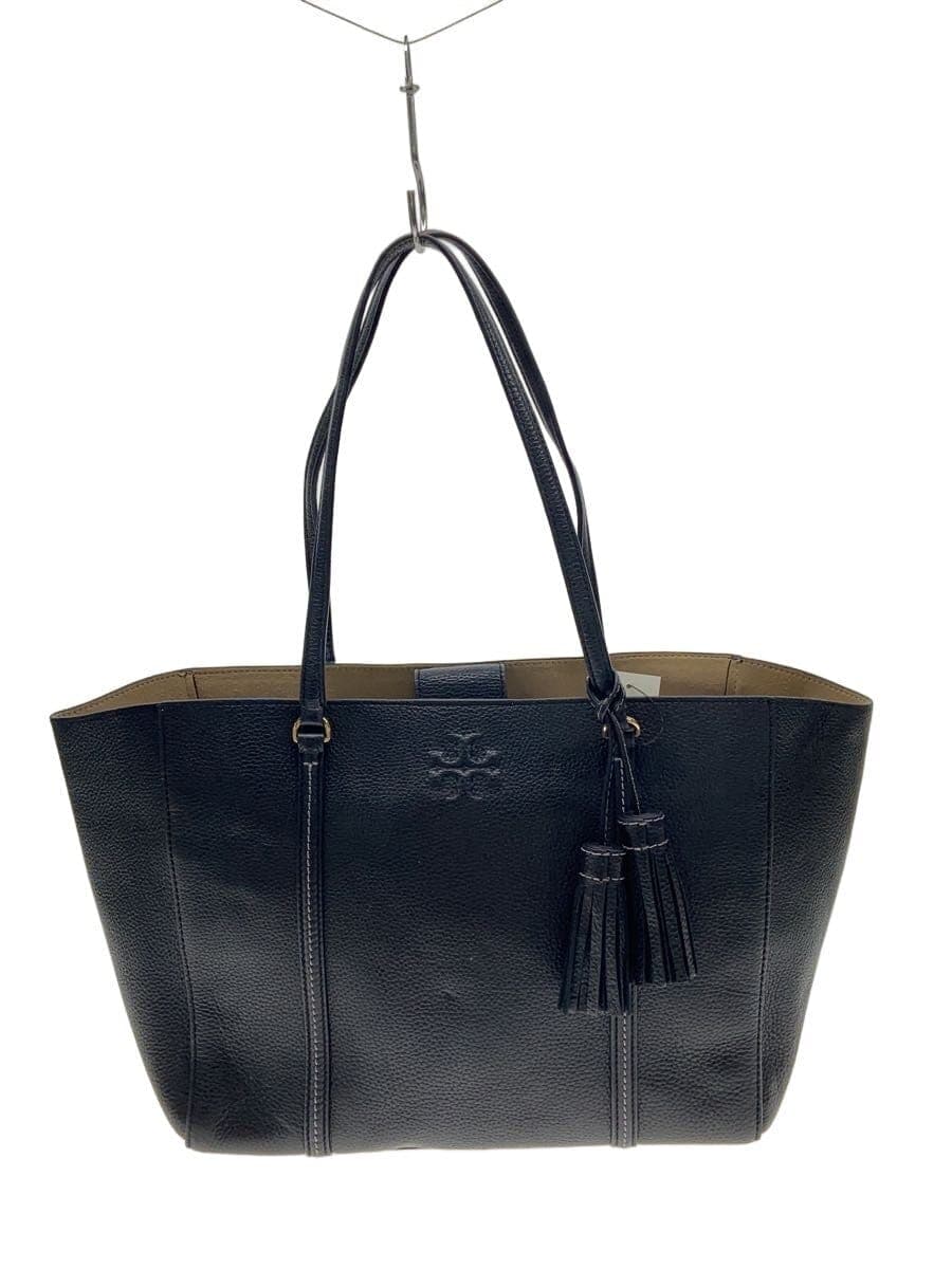 TORY BURCH Tote Bag THEA TOTE BLK Solid Color