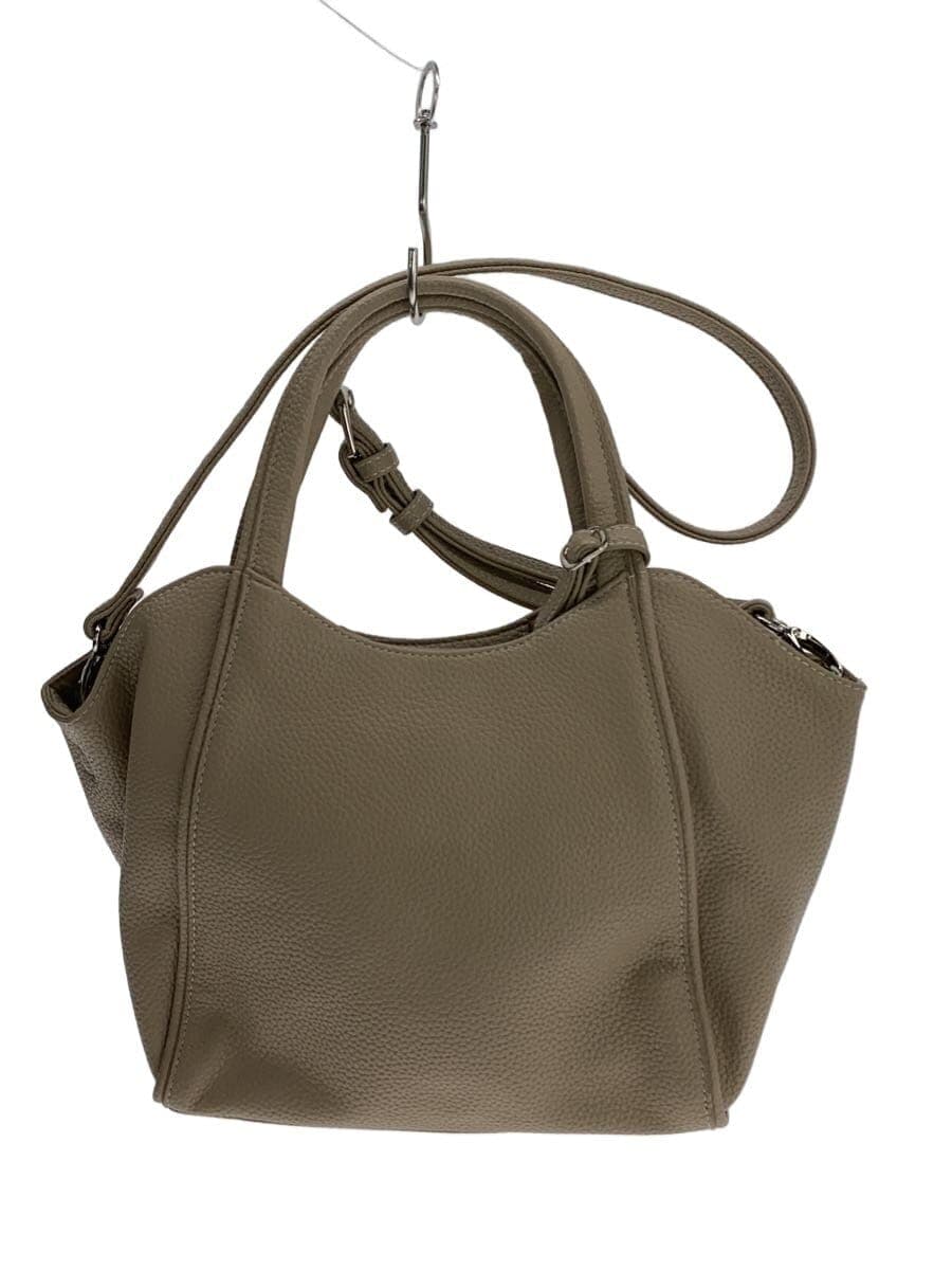 Kitamura Shoulder Bag 2-Way Leather BEG