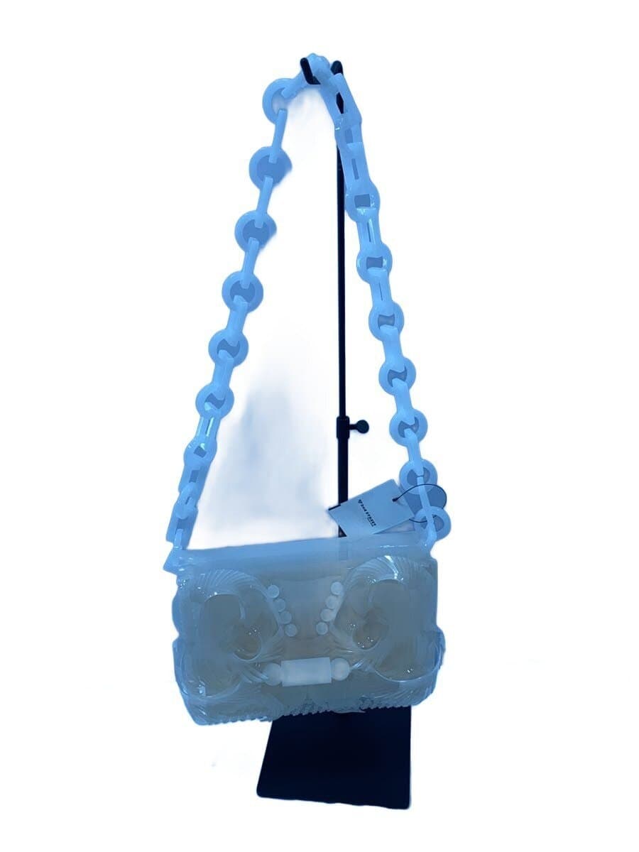 mame kurogouchi Shoulder Bag PVC CRM Transparent Sculptural Mini Chain Bag