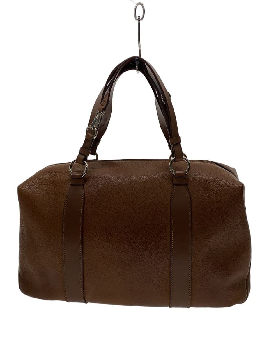 MAURO GOVERNA Boston Bag Brown Has scuff marks