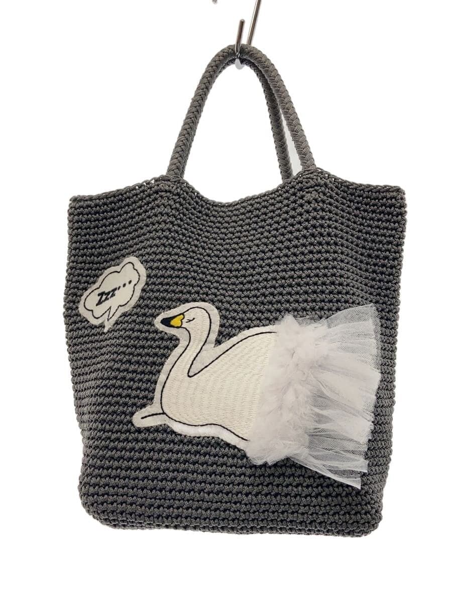 LUDLOW Cord bag Tote bag -- GRY Swan