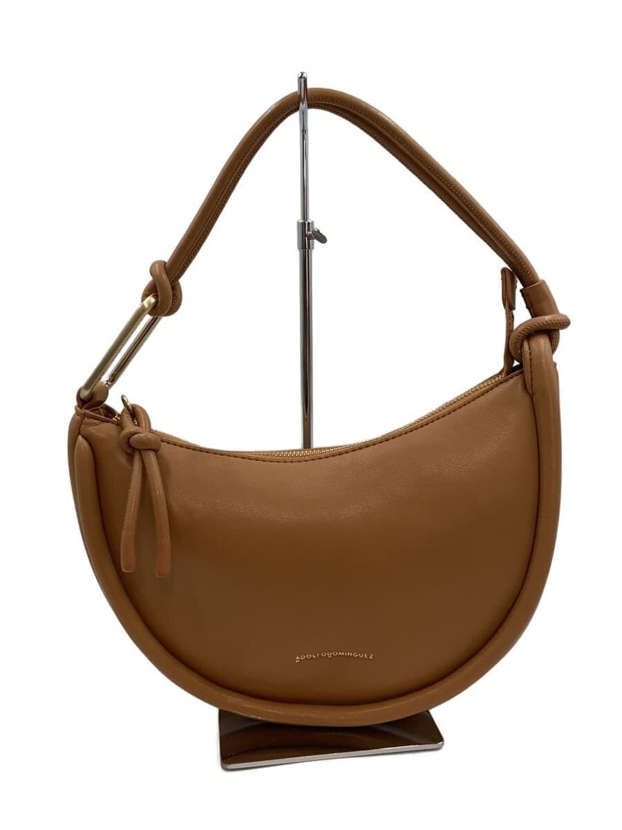 ADOLFO DOMINGUEZ shoulder bag -- BEG