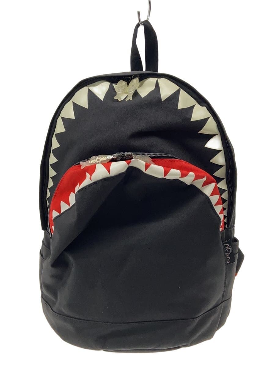 MORN CREATIONS Shark Back Pack Shark Backpack Backpack Black Animal