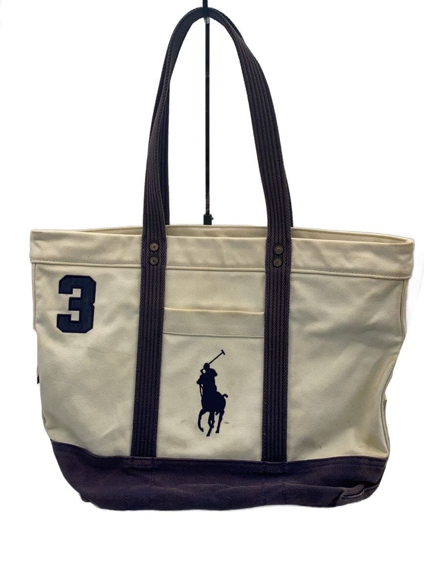 POLO RALPH LAUREN Tote Bag Canvas BEG
