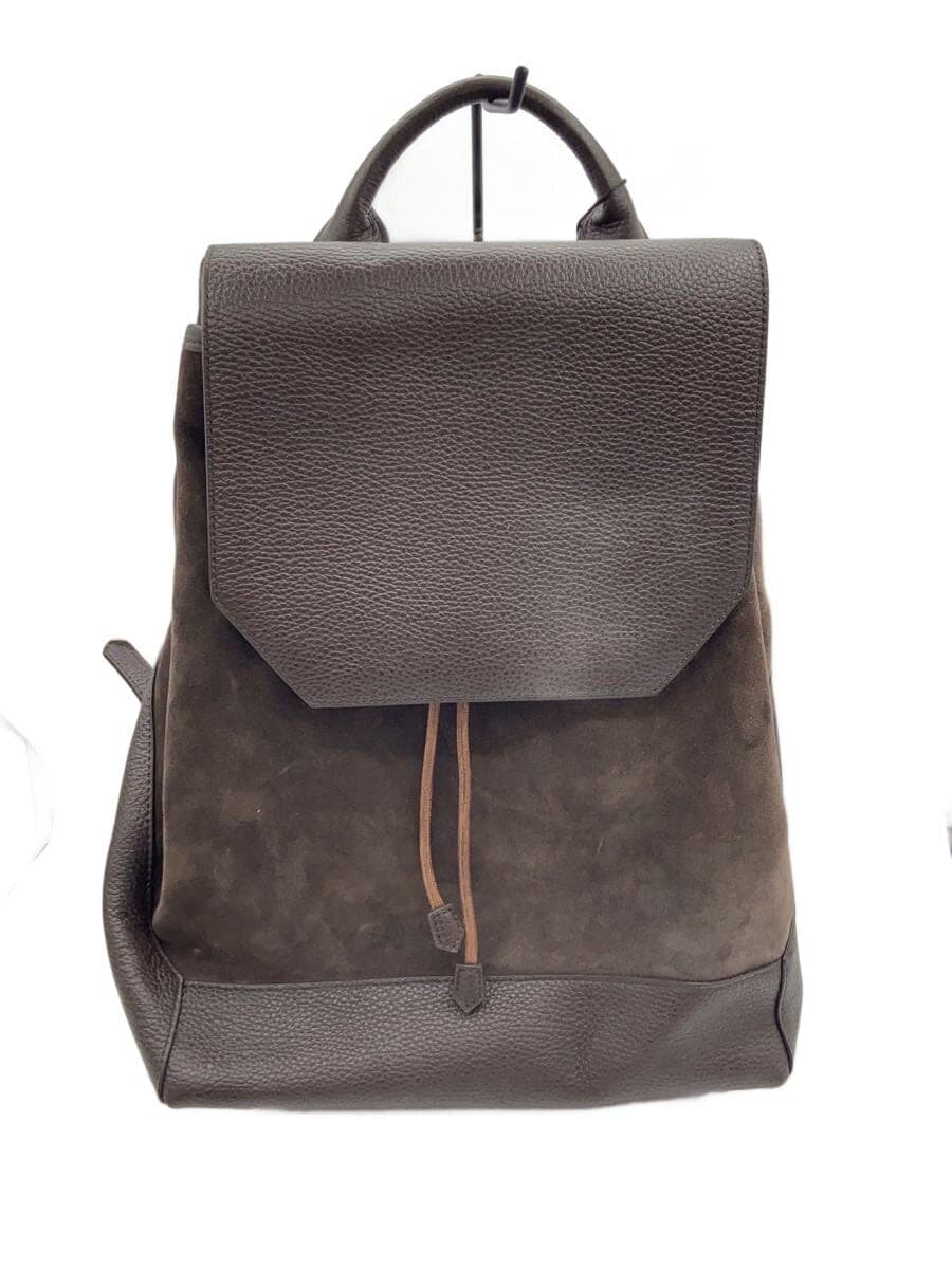 TOMORROWLAND Backpack Suede BRW Solid 65-03-54-03502-K