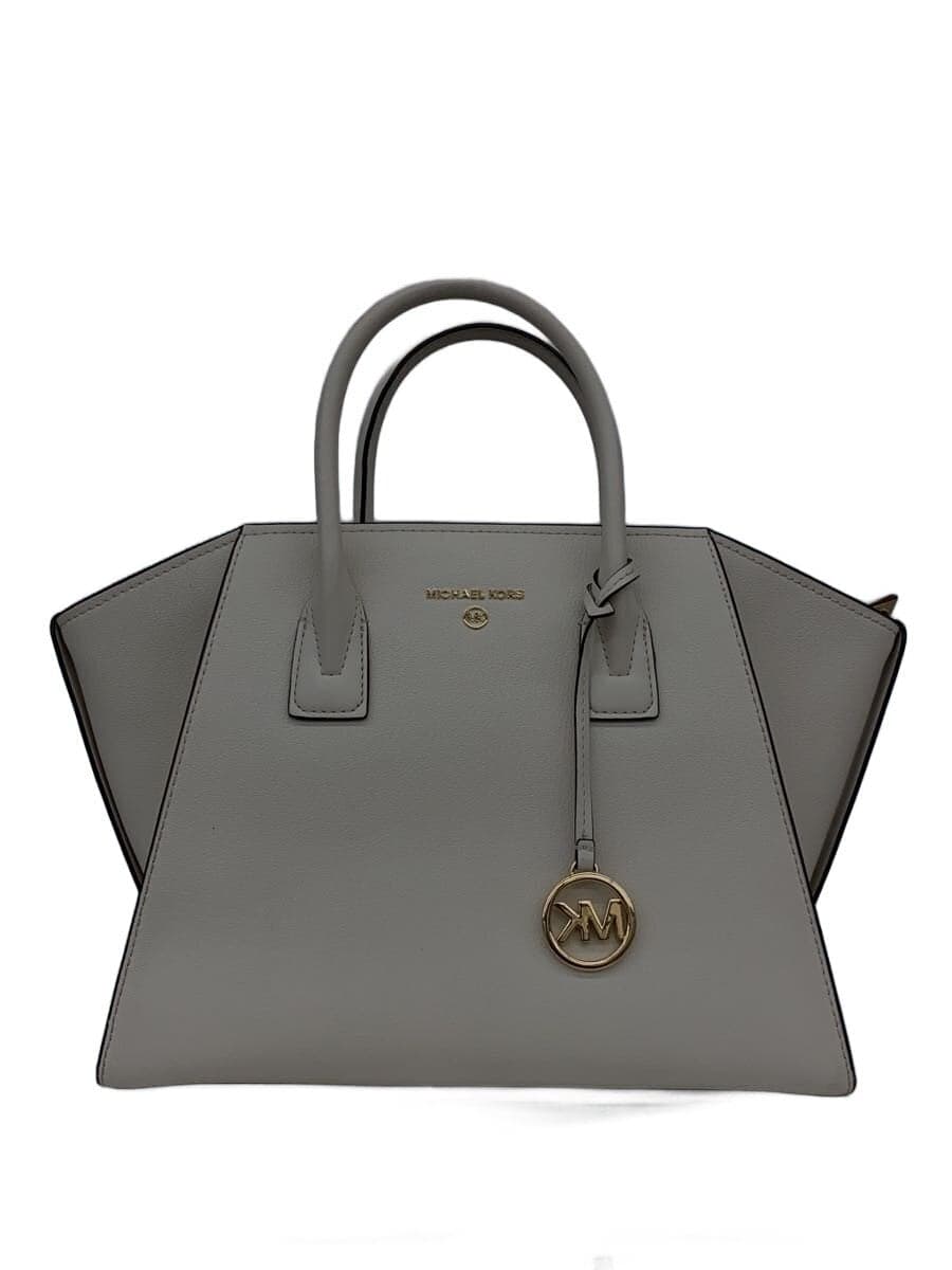 MICHAEL KORS Handbag Leather WHT 30F2G4VS3L