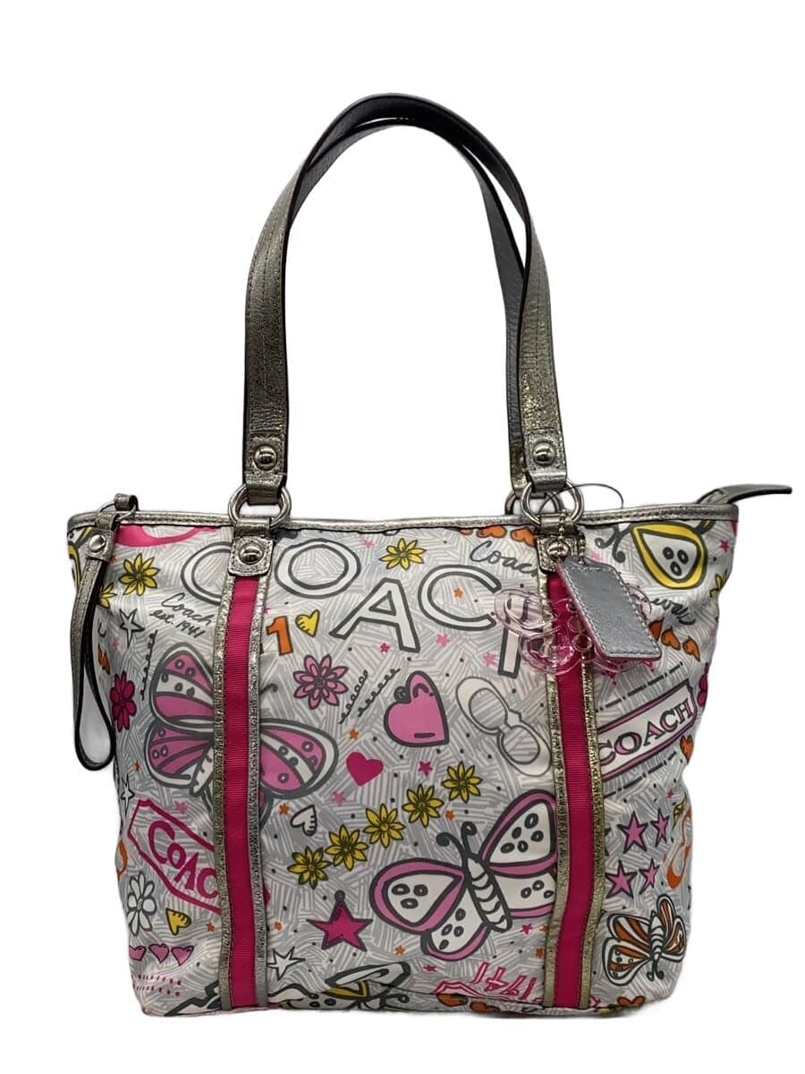 COACH Butterfly Tote Bag Multicolor