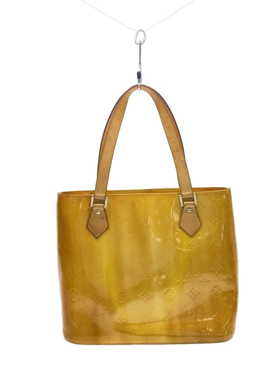 LOUIS VUITTON Houston _Monogram Vernis Patent Leather YLW