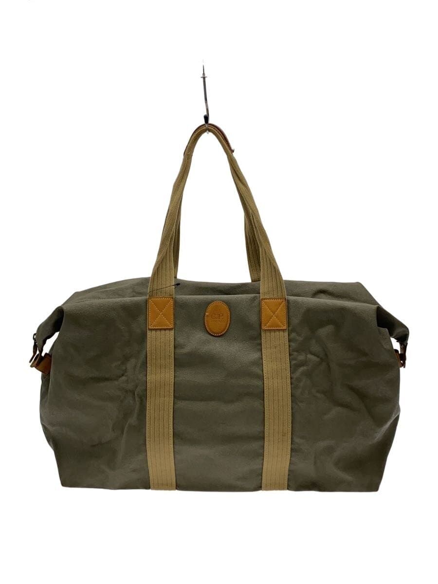 C.P.COMPANY90s Boston Bag Tote Bag Leather GRY