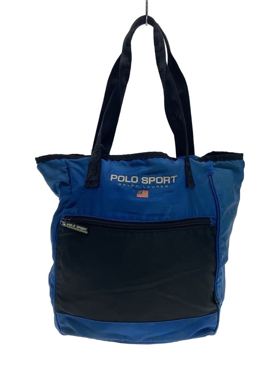 POLO SPORT Fade Tote Bag Nylon BLU Solid