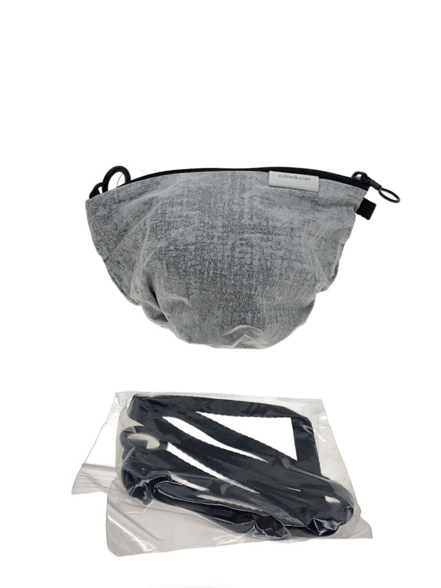 COTE&CIEL Shoulder Bag Nylon GRY All-over Pattern