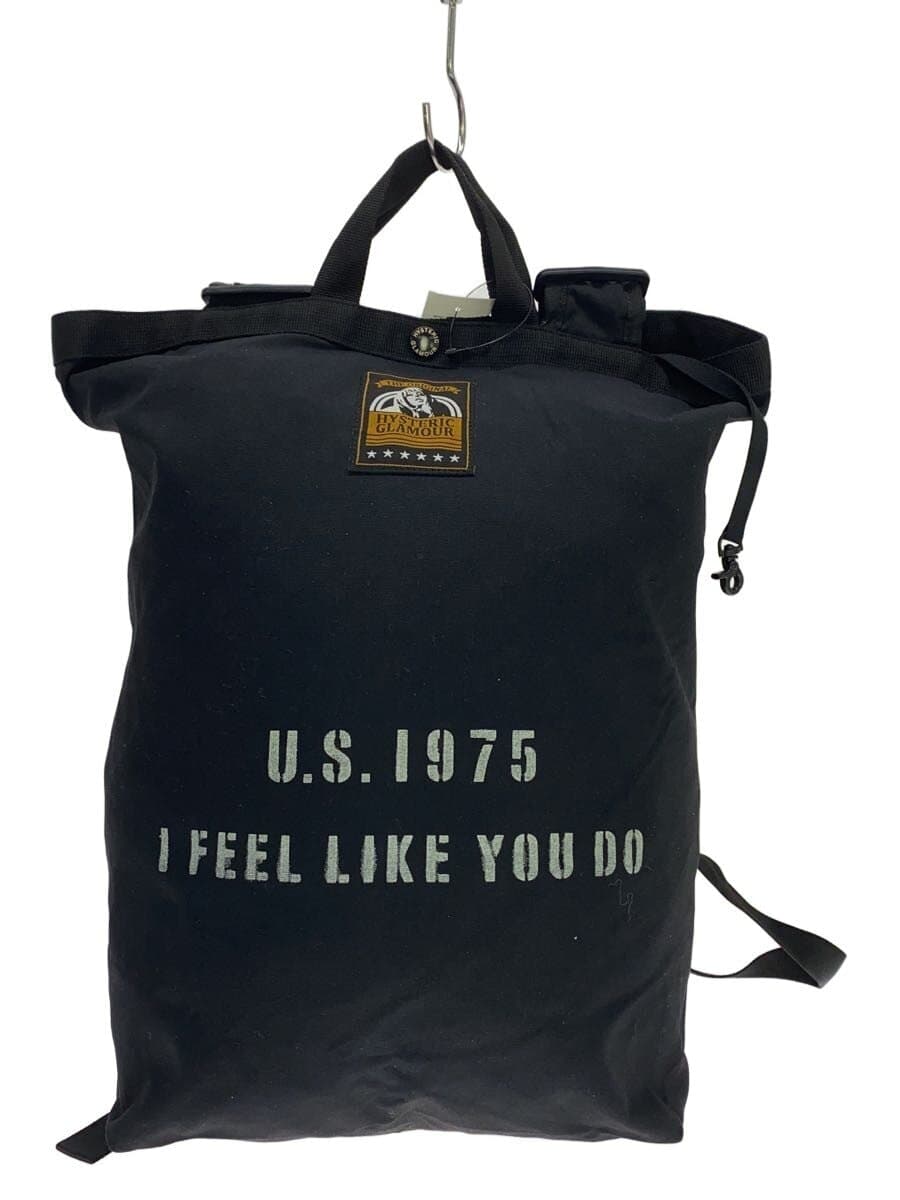 HYSTERIC GLAMOUR Backpack Polyester Black