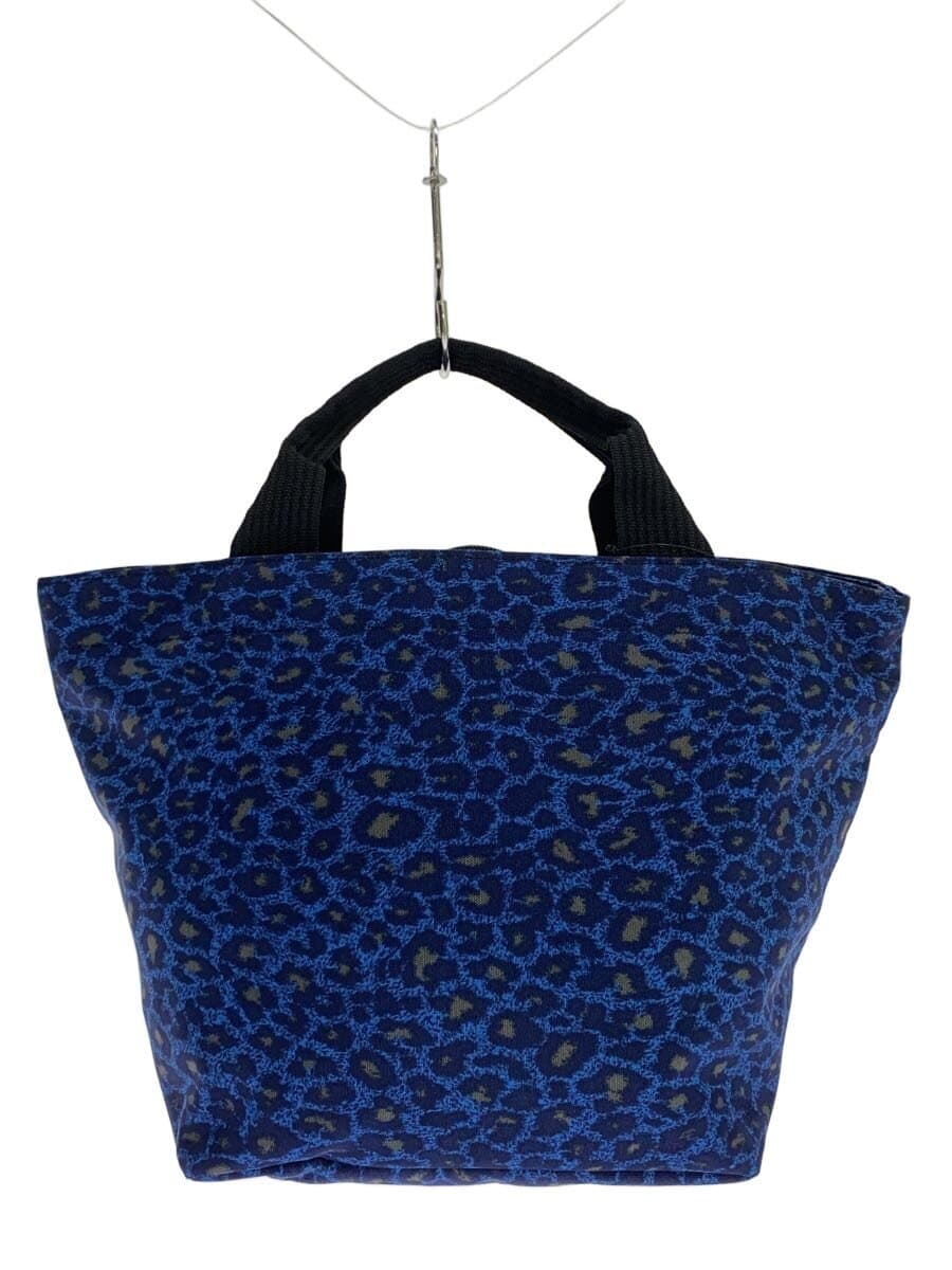 Herve Chapelier Pansa Blue Boat-shaped Tote Handbag Polyester BLU Animal