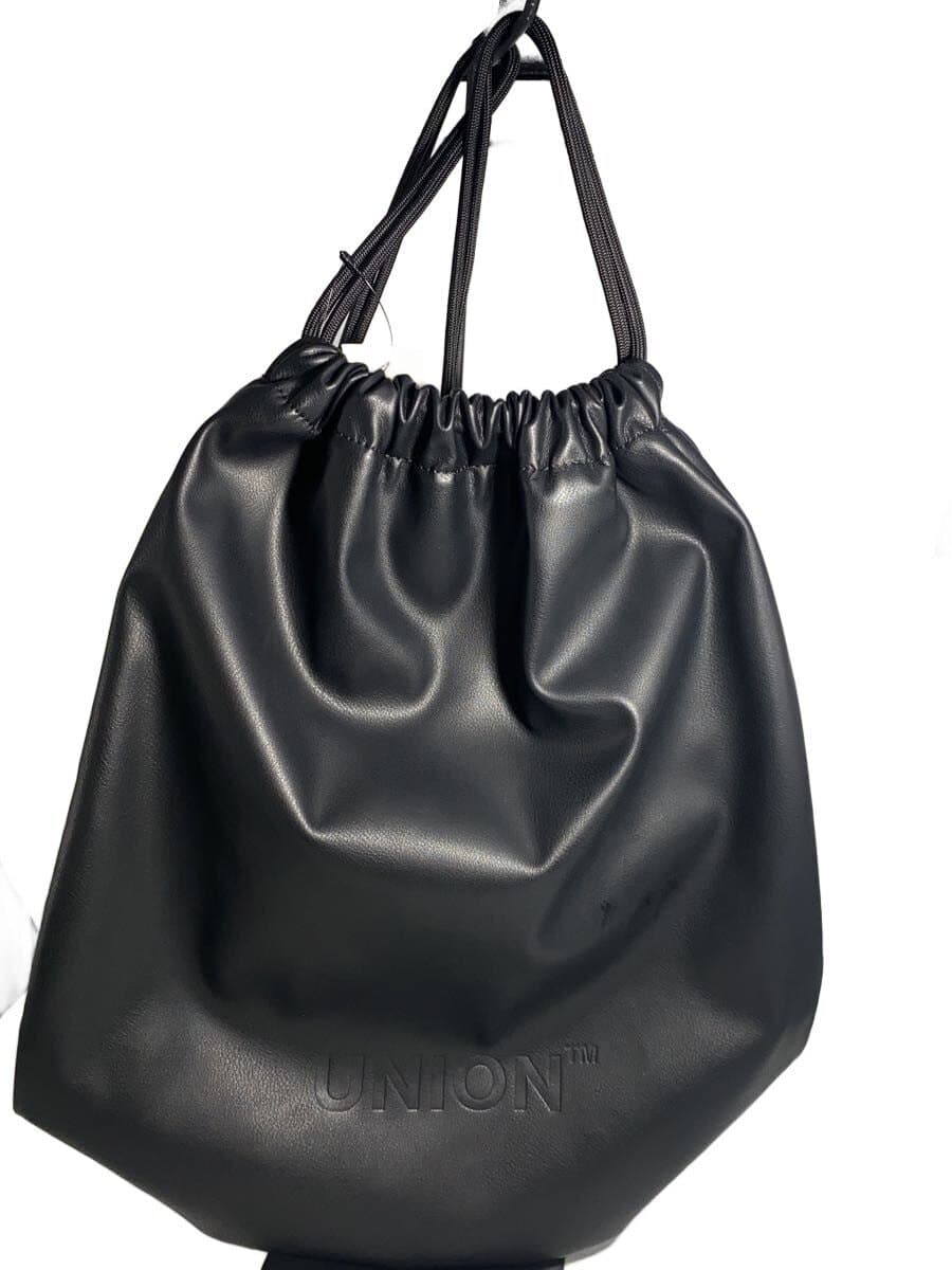 UNION bag Synthetic Leather BLK plain