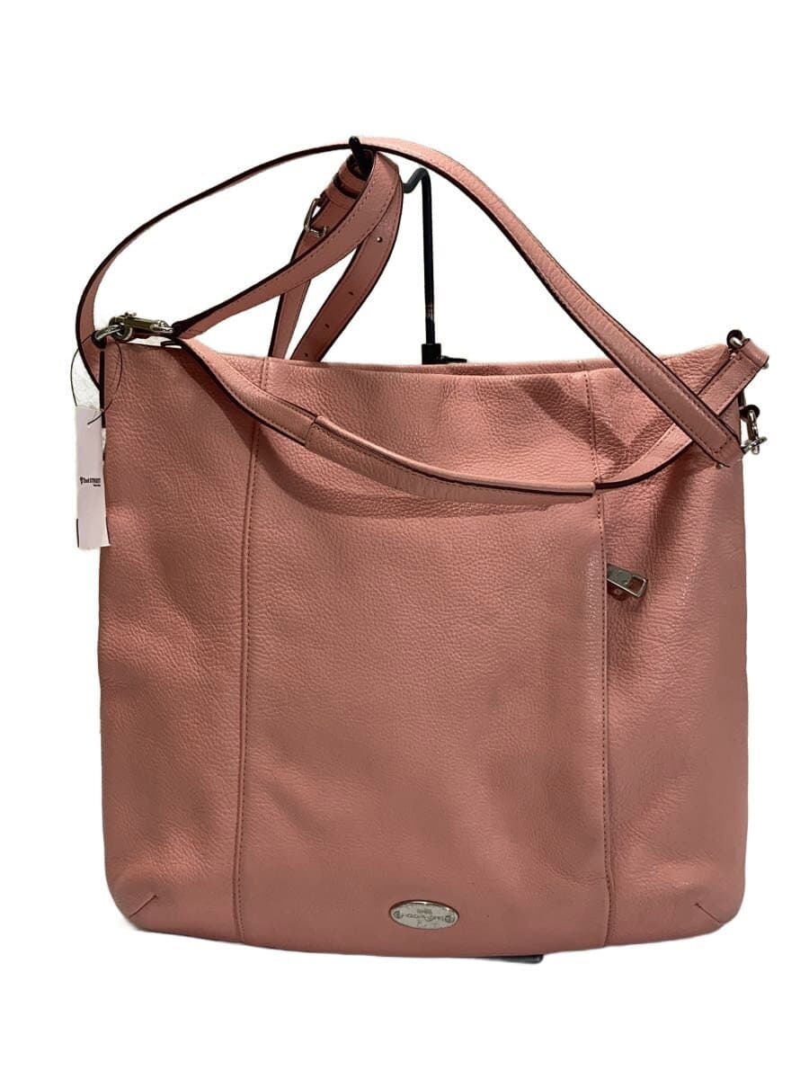 COACH Shoulder Bag_All Leather Leather PNK