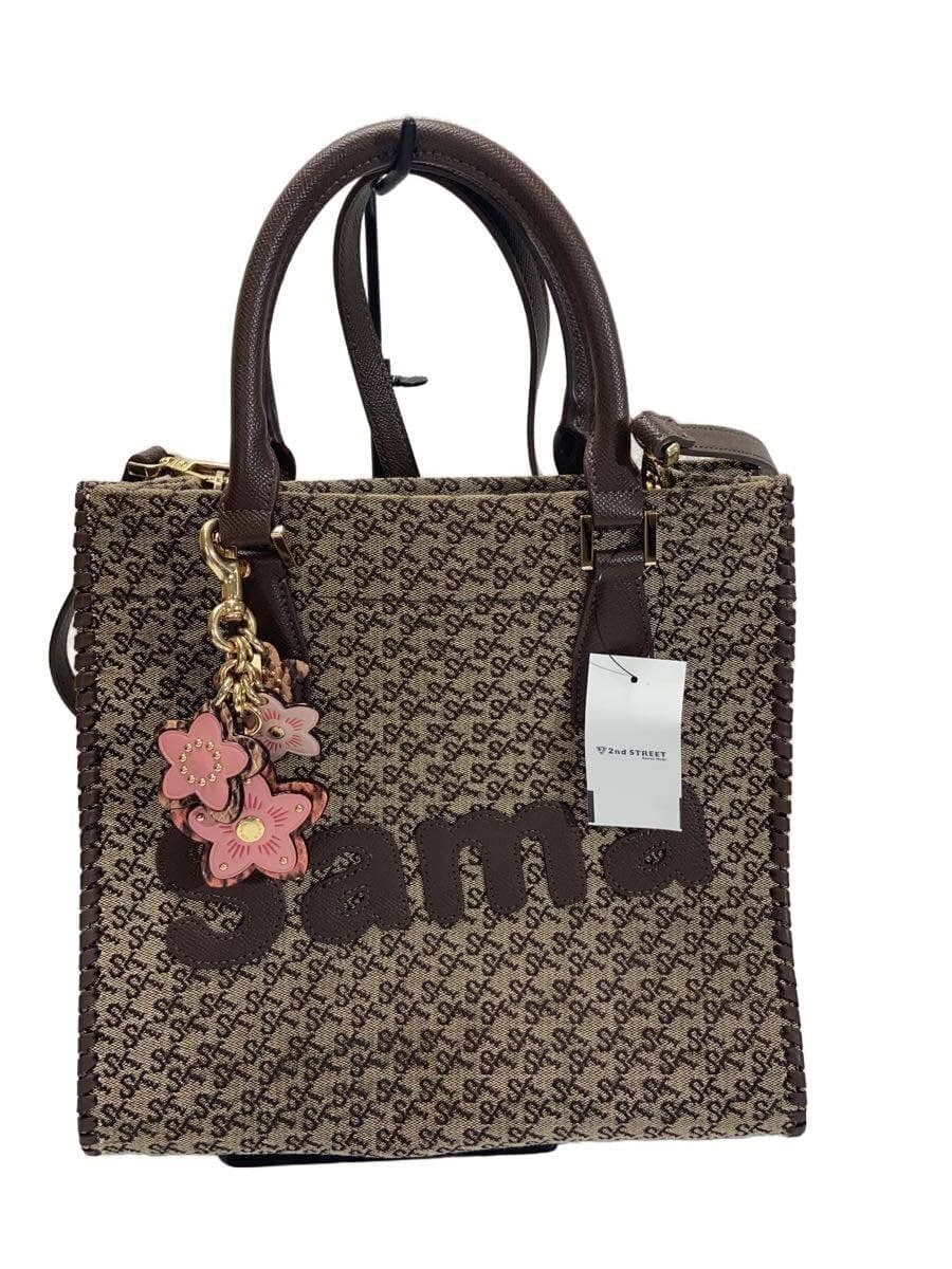 Samantha Thavasa Handbag BRW All Over Pattern