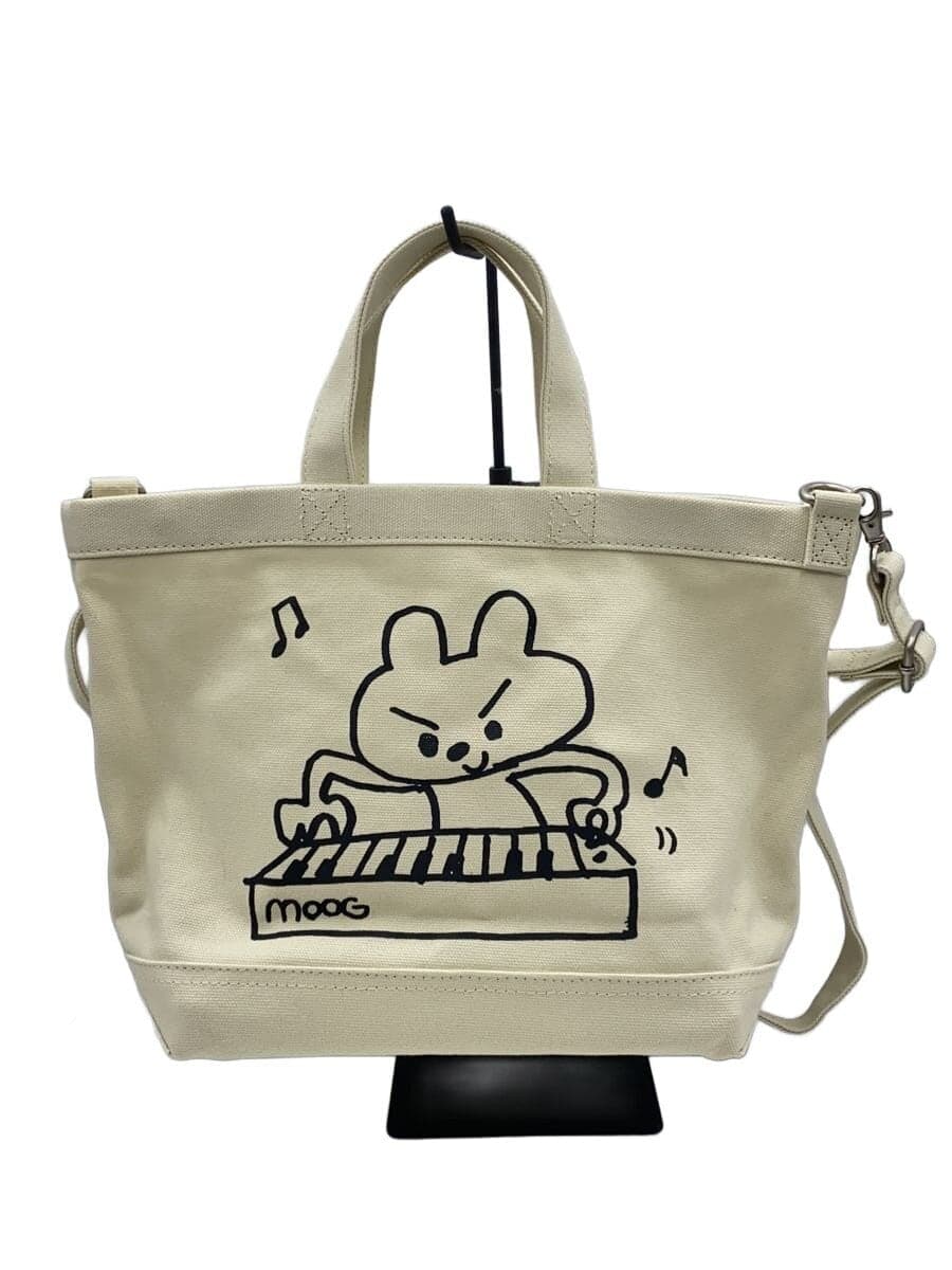 HYSTERIC GLAMOUR Bag Canvas WHT Print 01241QB07900