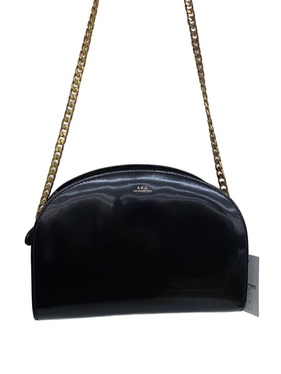 A.P.C. Shoulder Bag Leather Black