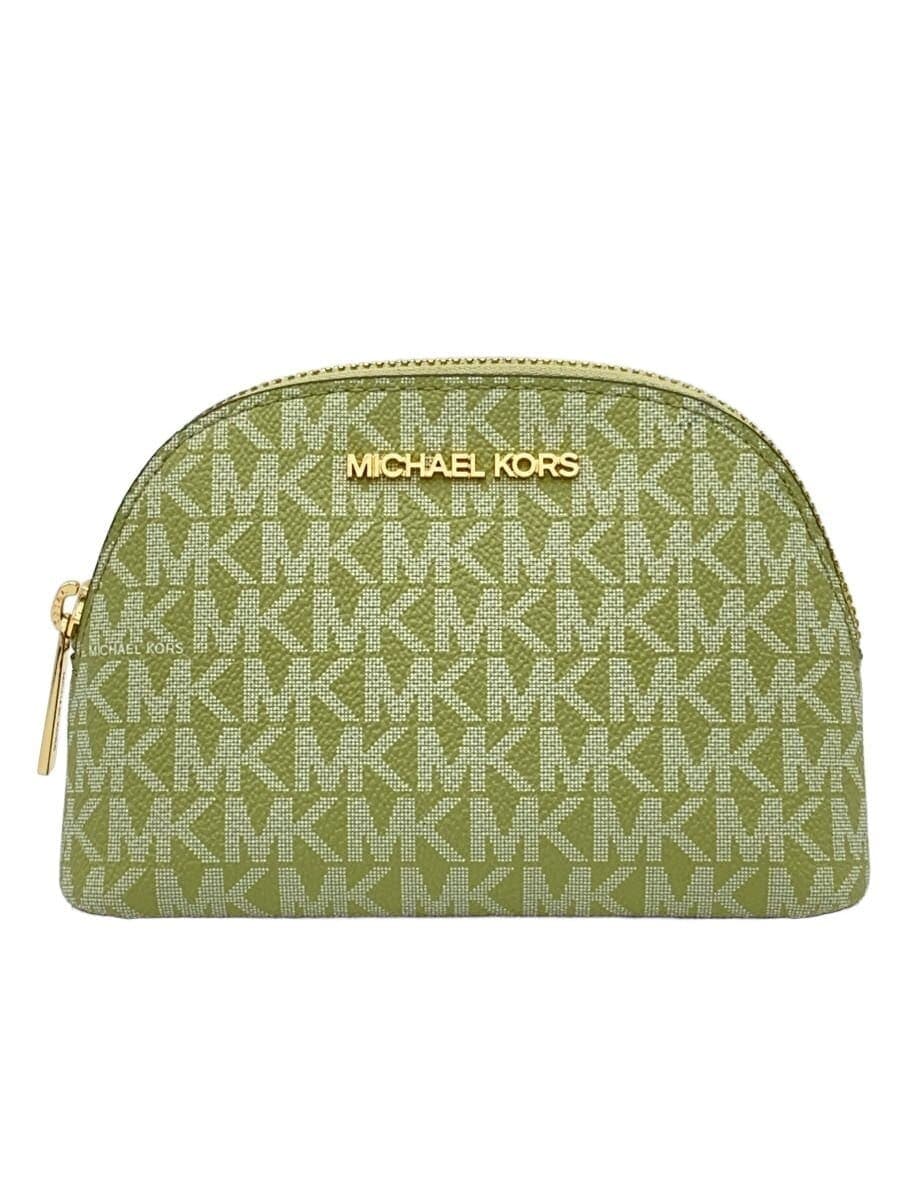 MICHAEL KORS Pouch GRN All Over Pattern 35s3gtvm2v