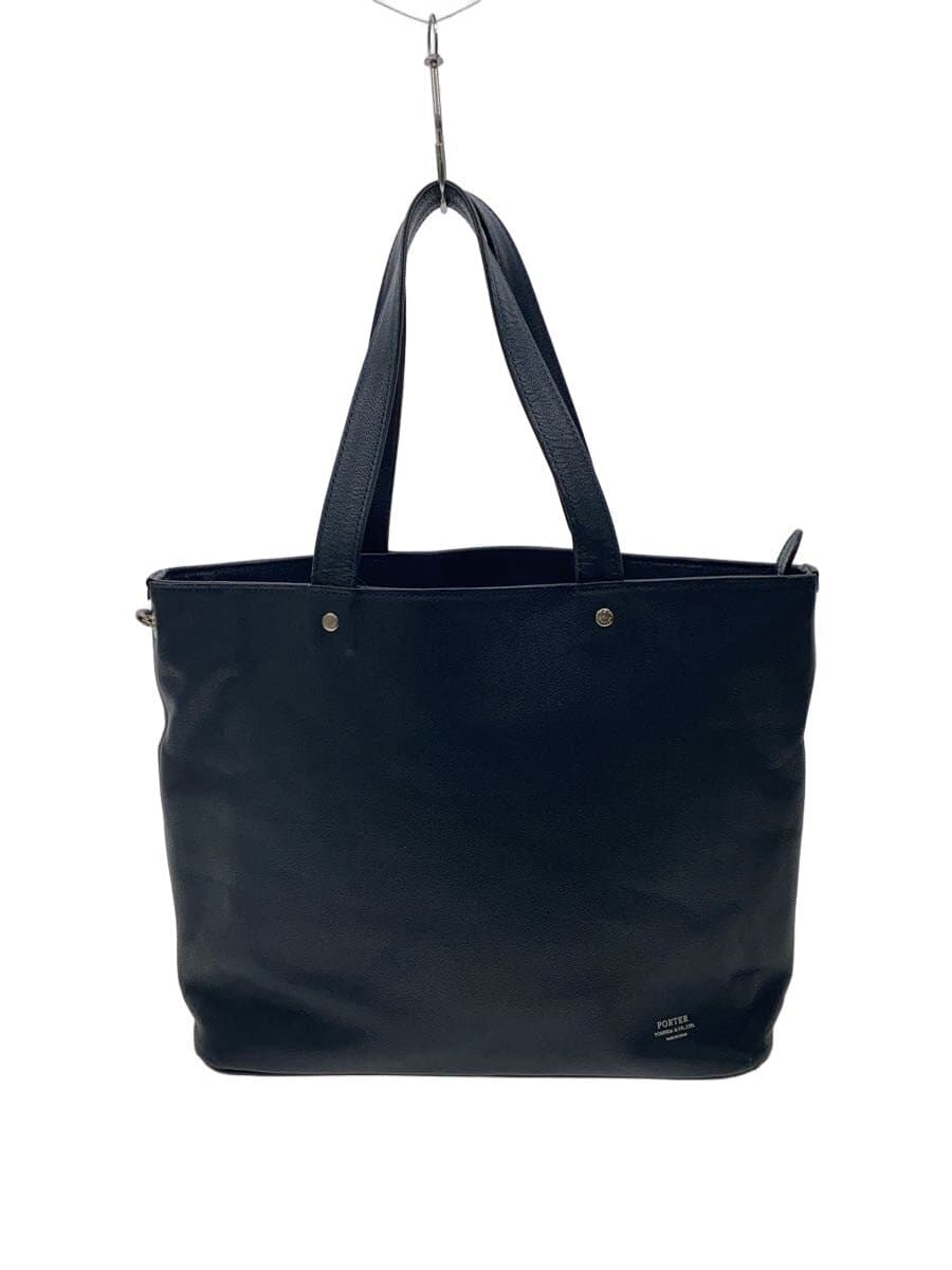 PORTER Tote Bag Leather NVY
