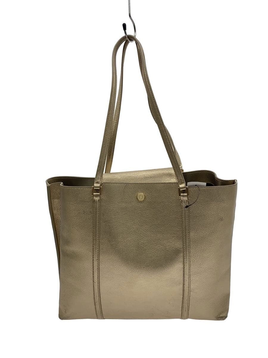 COLE HAAN Handbag Leather GLD Solid