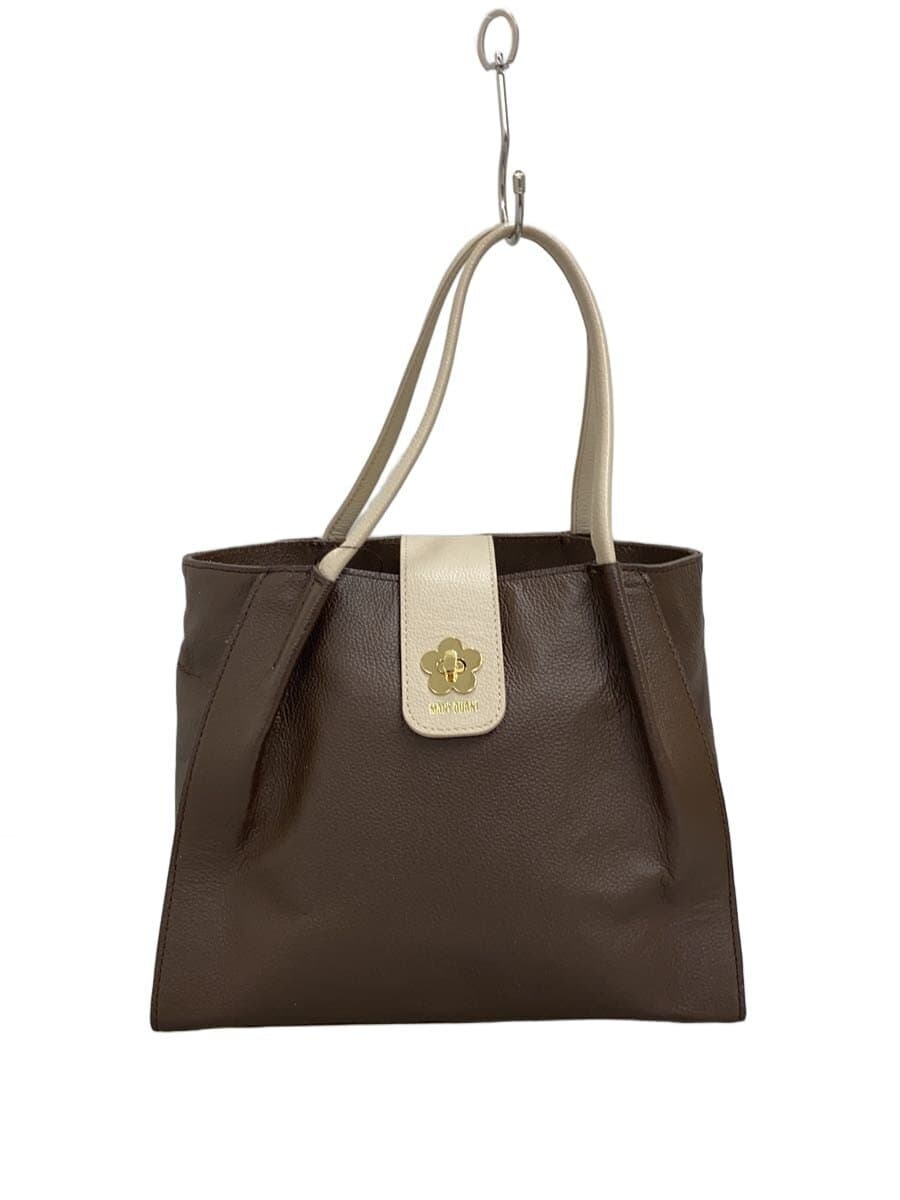 MARY QUANT Tote Bag Leather BRW