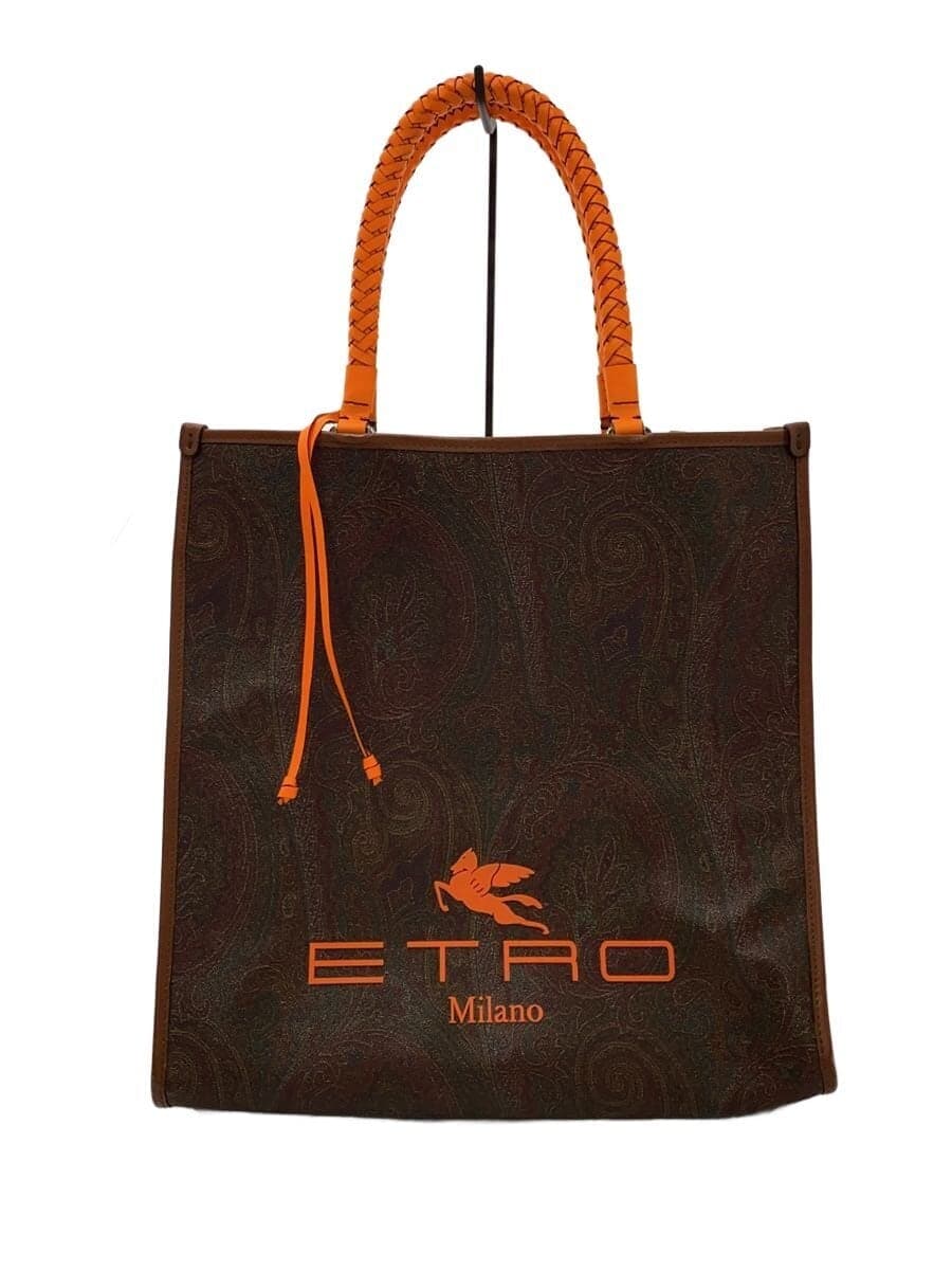 ETRO tote bag PVC BRW paisley 1N666 7068