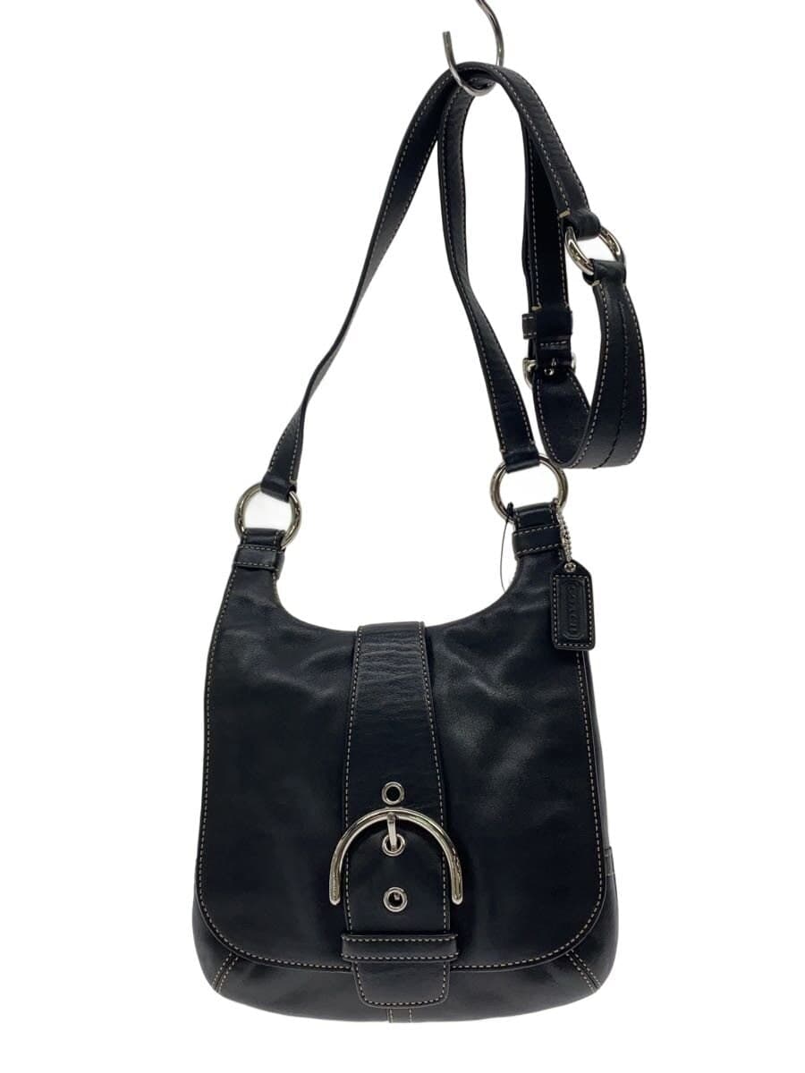 COACH Shoulder Bag_Soho Leather BLK 9736